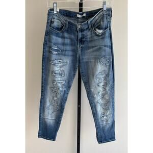 Kancan Women's Blue Distressed Jeans Size 2 #46009